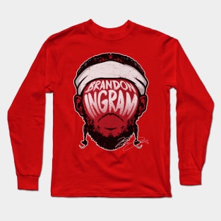 Brandon Ingram New Orleans Player Silhouette Long Sleeve T-Shirt